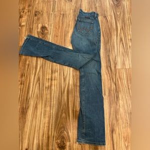 Wrangler “Q Baby” jeans used and worn a lot.